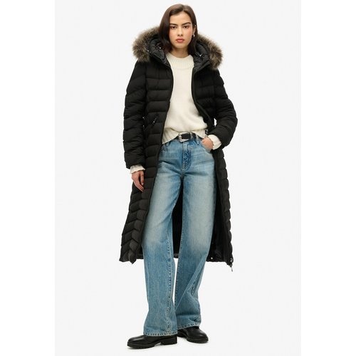 Doudoune longue a capuche fuji Superdry noir La Redoute