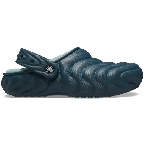 Overpuff classic clogs with faux fur lining blue Crocs La Redoute