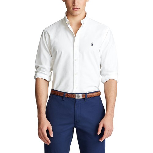Polo ralph lauren custom fit cotton oxford shirt shop