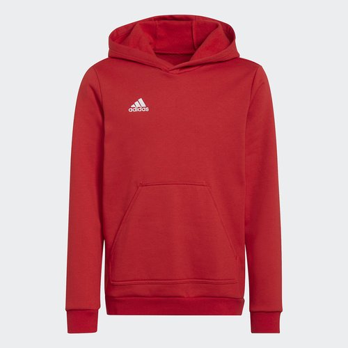 Sweat a capuche en molleton rouge Adidas Performance La Redoute