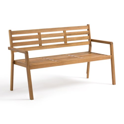 Rency 3 seater acacia garden bench acacia So home La Redoute