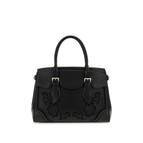 Guess sac a main diana cuir veritable noir Guess La Redoute