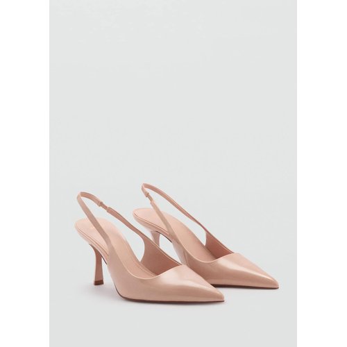 Chaussures pointues talon rose clair Mango La Redoute