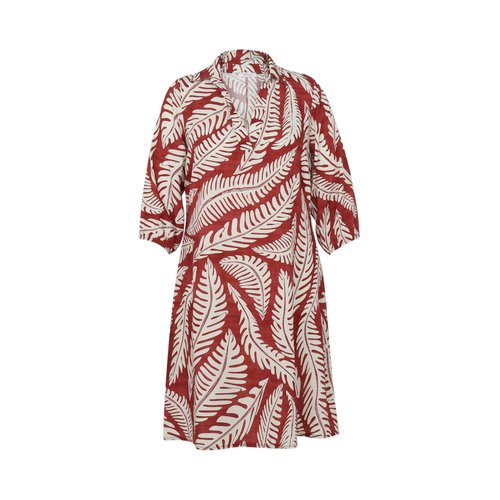 Robe tunique bicolore en viscose cuivre Paprika La Redoute