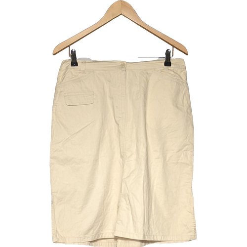 Jupe mi longue tres bon etat beige Ms Mode La Redoute