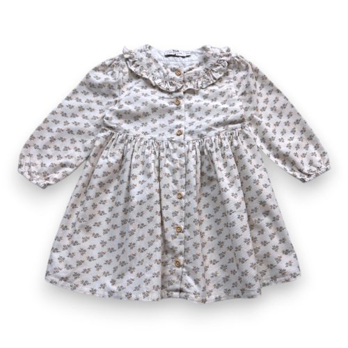 Robe bebe tres bon etat blanc Cyrillus La Redoute