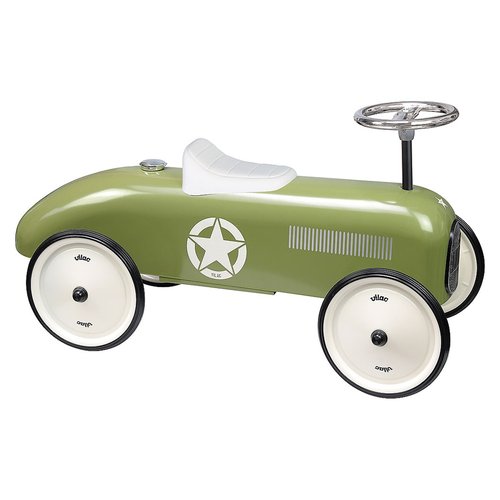 Vintage Metal Ride On Car