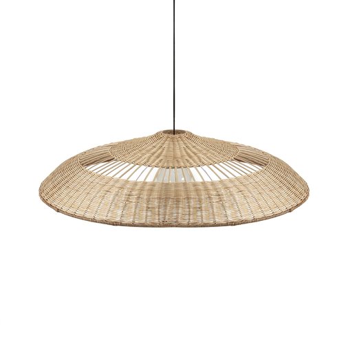 Elora 100cm diameter rattan ceiling light shade natural La Redoute Interieurs La Redoute