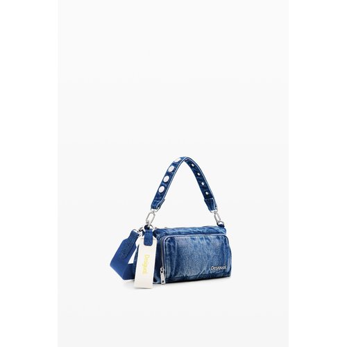 Sac desigual bleu bandouliere outlet