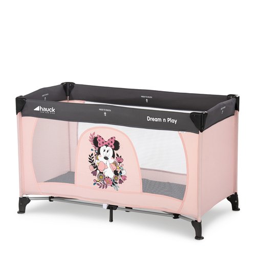Dream n play travel cot minnie sweetheart pink Disney La Redoute