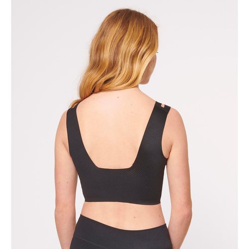 Sloggi Zero Feel Flow Crop Top Femme – Microfibre Seconde Peau Sans Armatures – Confort Sport & Quotidien