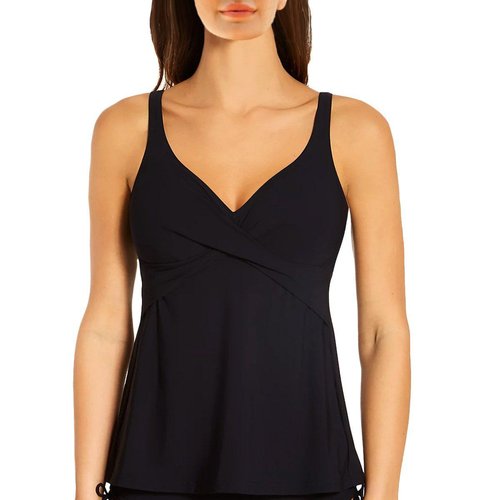 Haut de maillot de bain tankini a armature maily noir Rosa Faia Bain La Redoute