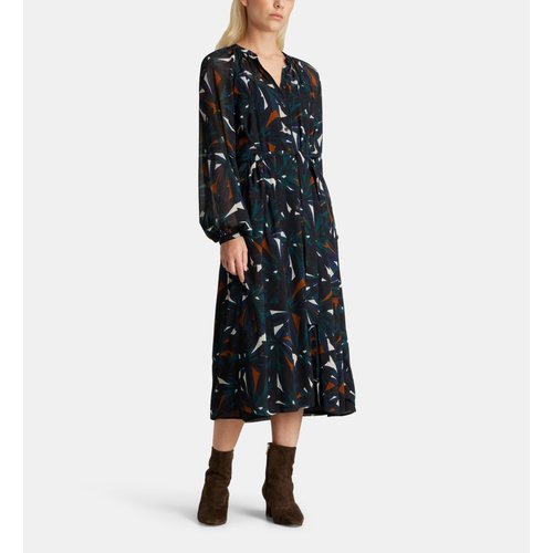 Robe chemise longue et fond de robe bari leaf vert fonce Galeries Lafayette La Redoute
