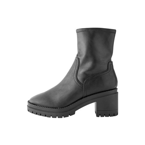 Bottine noir talon epais new arrivals