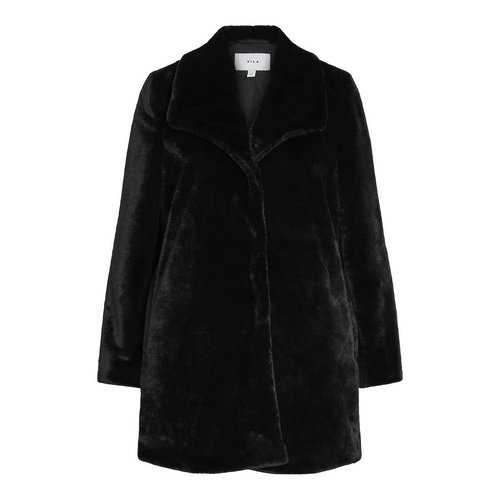 Abrigo de tejido suave negro Vila La Redoute
