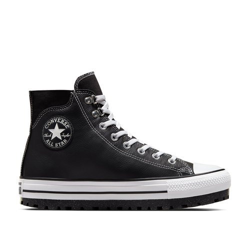 All star city trek hi counter climate leather high top trainers black Converse La Redoute