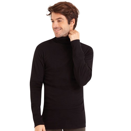 Cotton turtleneck men online
