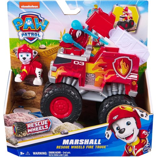 Paw Patrol Pat Patrouille Vehicule figurine Marcus Rescue Wheels