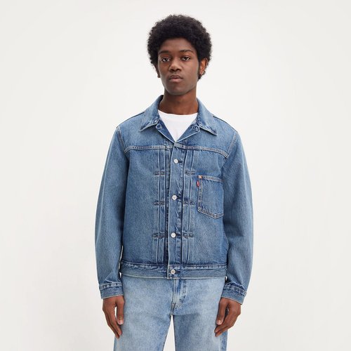 Levi's trucker medium stonewash hot sale