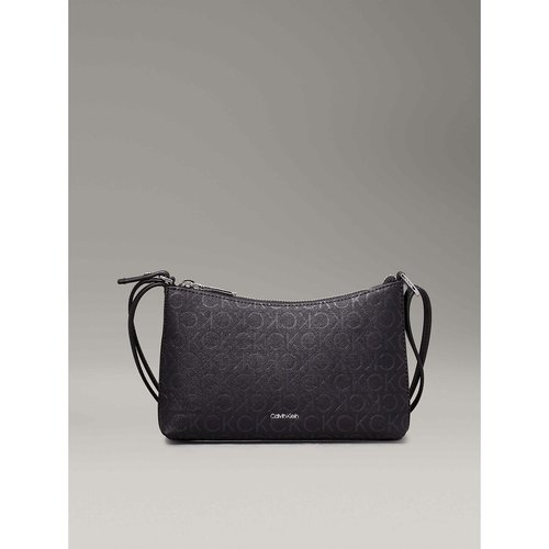 Shoulder bag with top handle black print Calvin Klein La Redoute