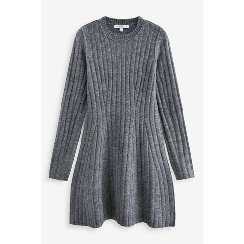 Mini robe pull evasee cotelee Next La Redoute