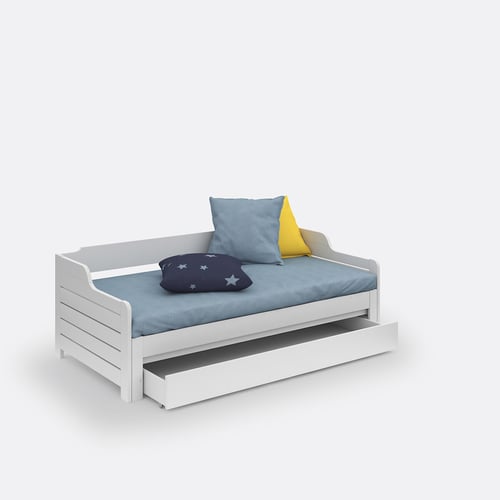 Sofabett mit lattenrost grimsby, ausziehbar weiss La Redoute Interieurs
