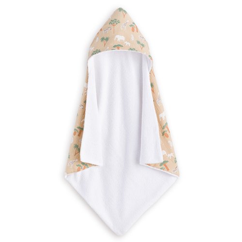 Cape de bain bebe gaze de coton Mozambique
