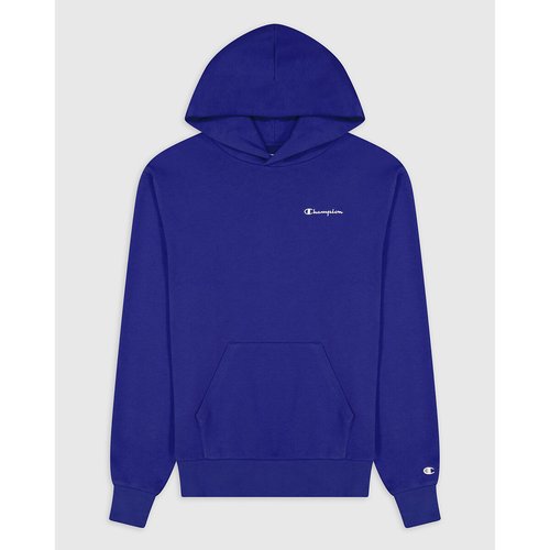 Organic Cotton Mix Hoodie with Small Logo Embroidery