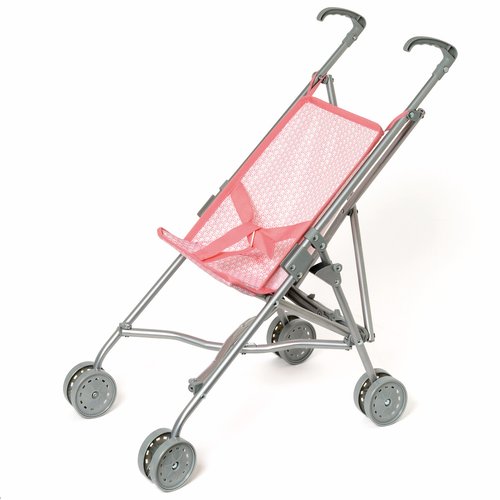 Poussette pour poupee corail 0683256 rose gris Oxybul La Redoute