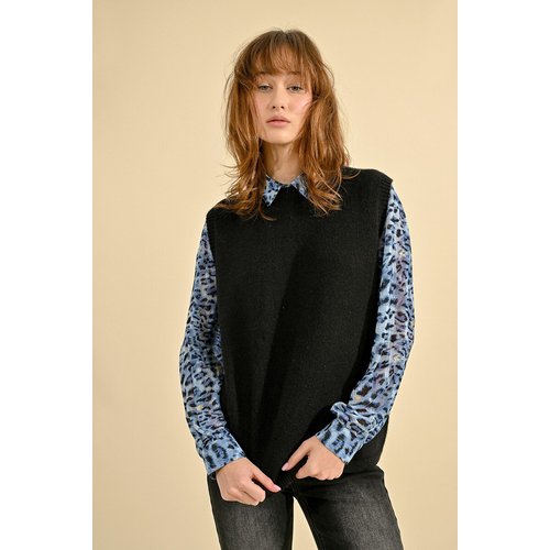 Maglione senza maniche discount