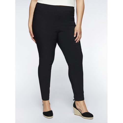 Jeggings uni avec fausses poches devant
