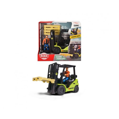 Chariot elevateur pour enfant clark s25 forklift set Dickie Toys La Redoute