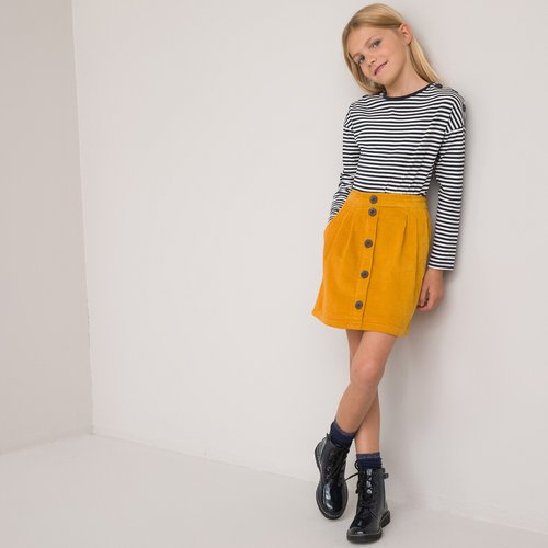 Jupe velours jaune discount