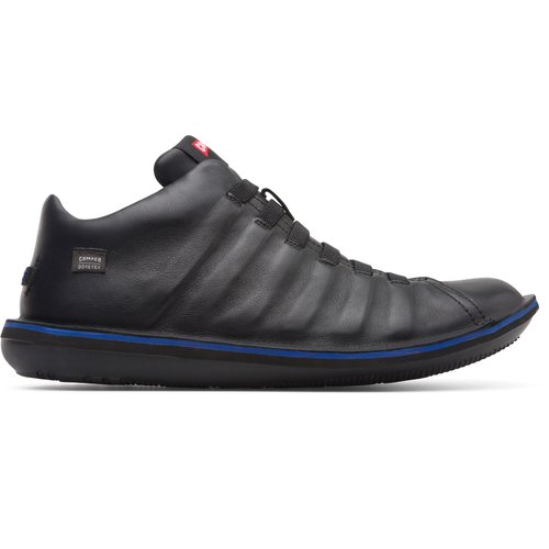 Baskets a lacets elastiques cuir beetle noir Camper La Redoute