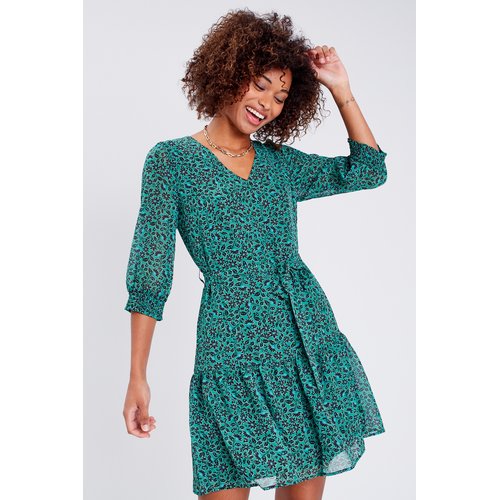 Robe cache cache verte outlet