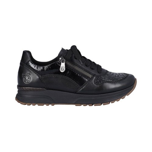 Basket cuir noir Rieker La Redoute