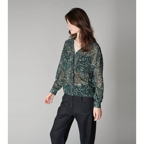 Camisa leopardo verde online