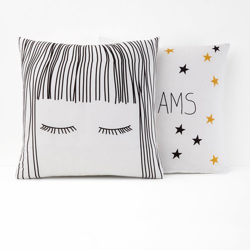 Black and white fringe pillow shop