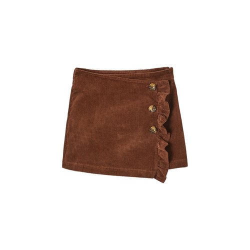 Jupe en velours marron 2025