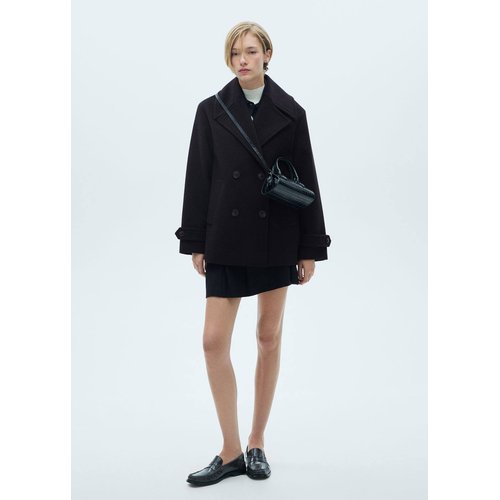 Manteau en laine à double boutonnage mango clearance