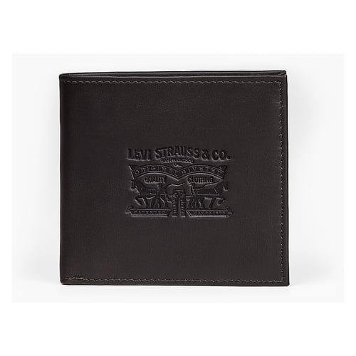 Portefeuille en cuir vintage two horse marron Levi's | La Redoute