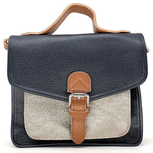 Sac Cartable En Cuir Marron épais - Bandoulière - Occasion Très Bon état