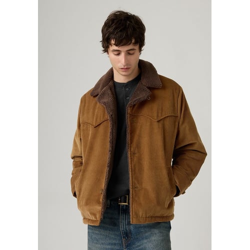 Veste Levi's En Velours Côtelé Beige Pour Femme - Taille S (36fr) - Style Décontracté Et Confortable