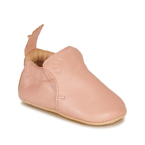 Soepele slofjes in leer my blublu roze Easy Peasy La Redoute