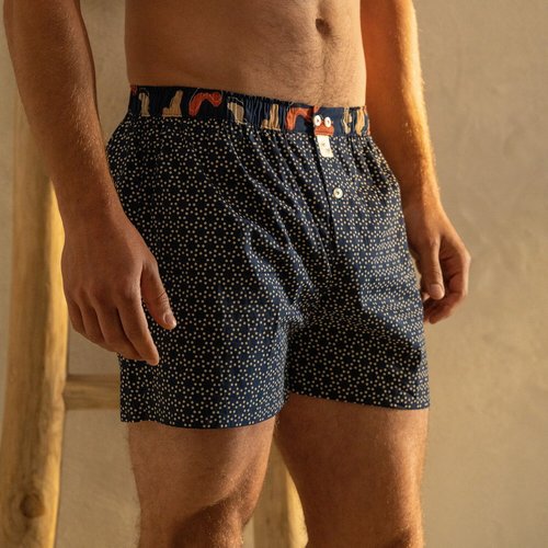 Calecon 100 coton biologique fantaisie Billybelt La Redoute