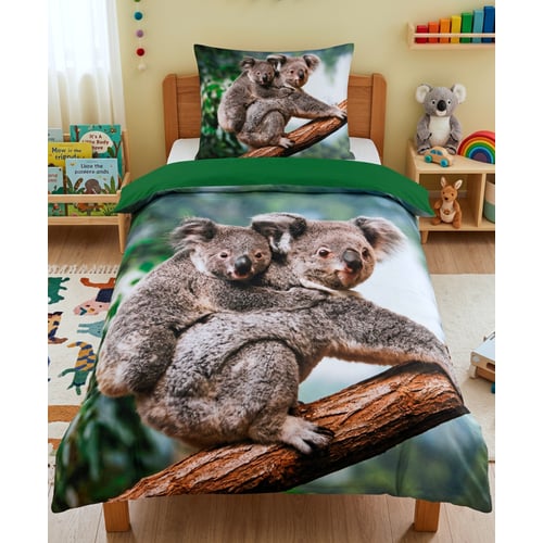 Parure De Lit Bébé Cerf 100x135 Cm - 100 % Coton Oeko-Tex, Taie 40x60 Cm Incluse, Très Doux