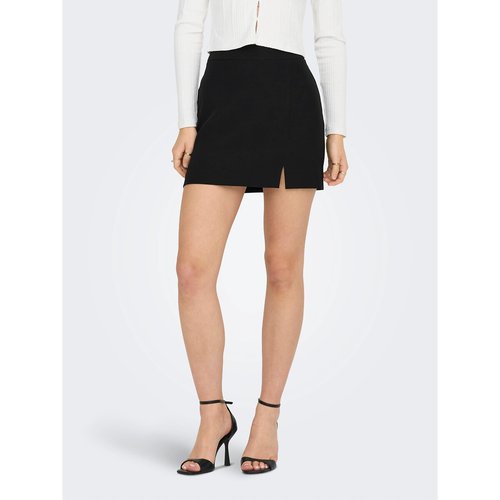 Jupe courte fendue noir Only La Redoute