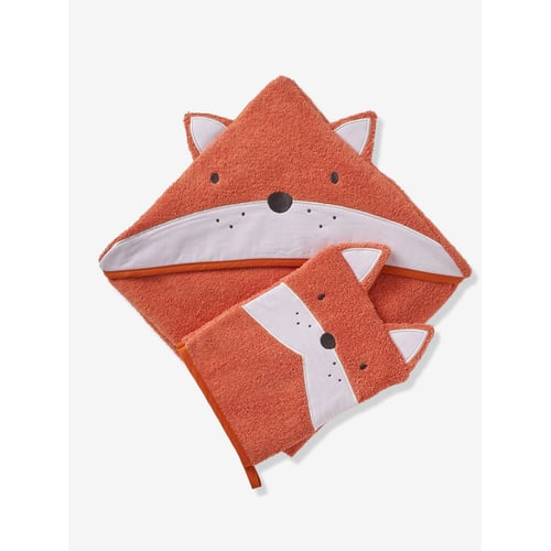 Poncho De Bain Enfant Renard - Capuche Avec Oreilles, Épaisseur Douce, Sortie Piscine Ou Plage - 10