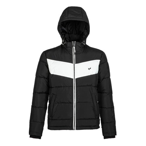 Sery hooded padded jacket with zip fastening black Kaporal La Redoute