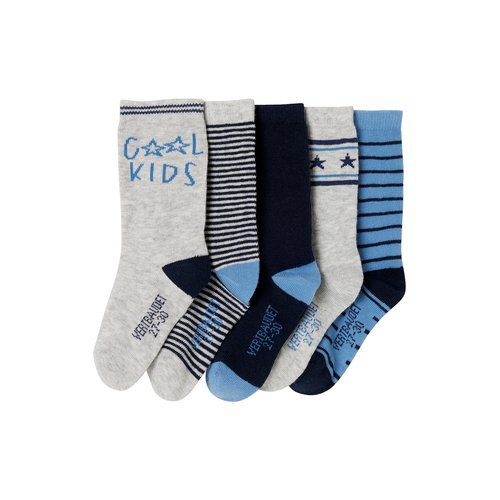 Lot de 5 paires de chaussettes cool kids Vertbaudet La Redoute